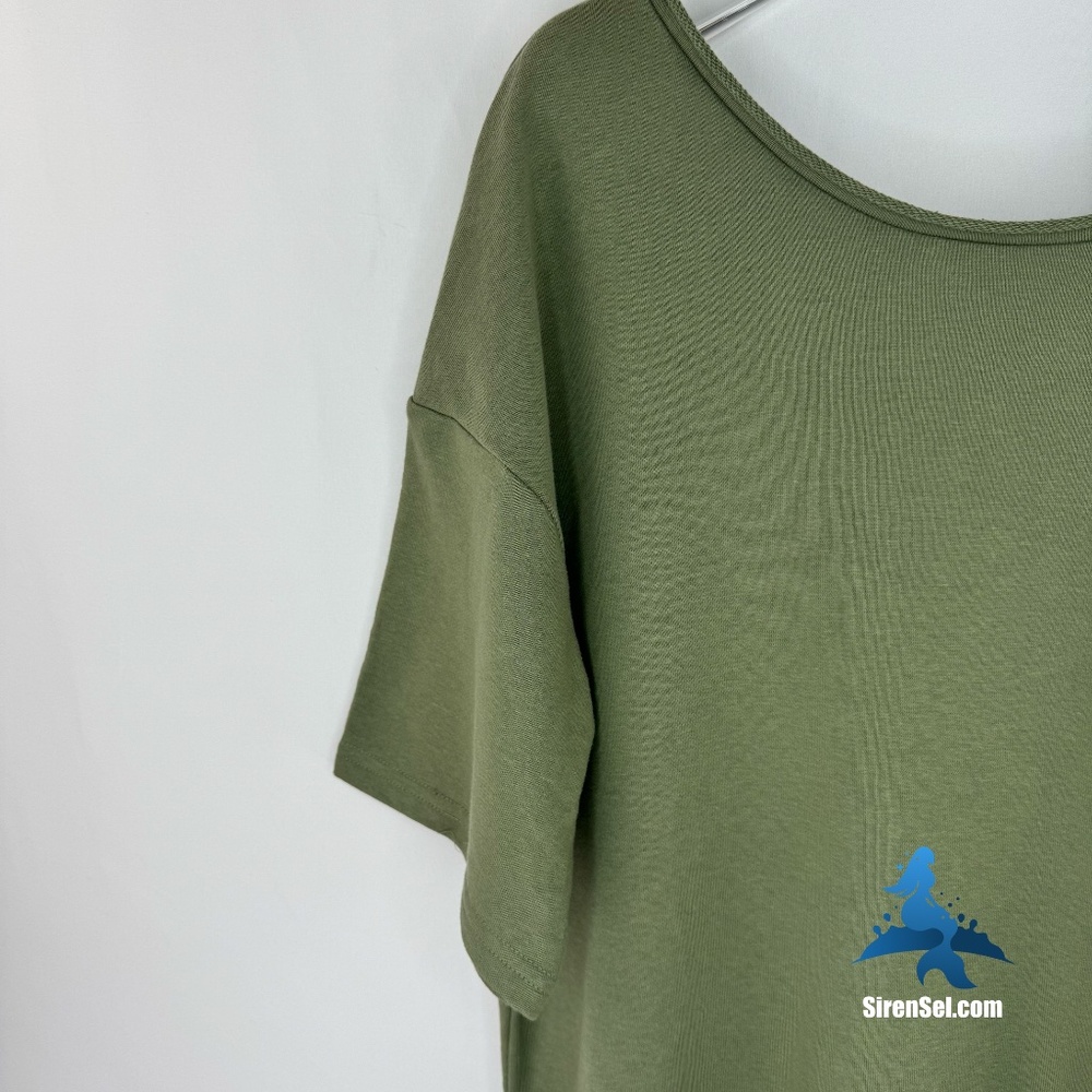 1262 NWT MELROSE AND MARKET T-Shirt Dress – S – Olive Green - Picture 3 of 16